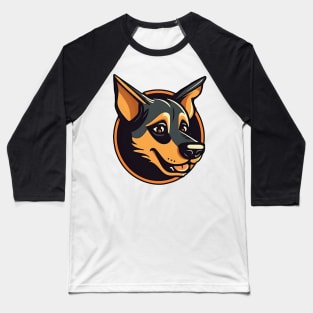 Rottweiler dog portrait Baseball T-Shirt